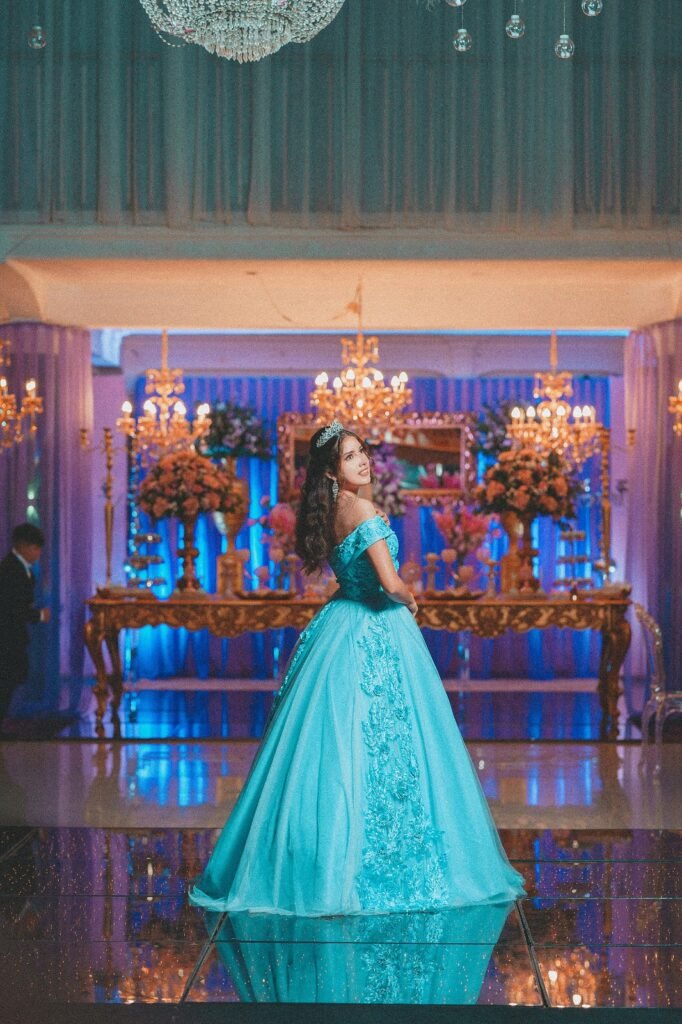 quinceañera azul celeste 2