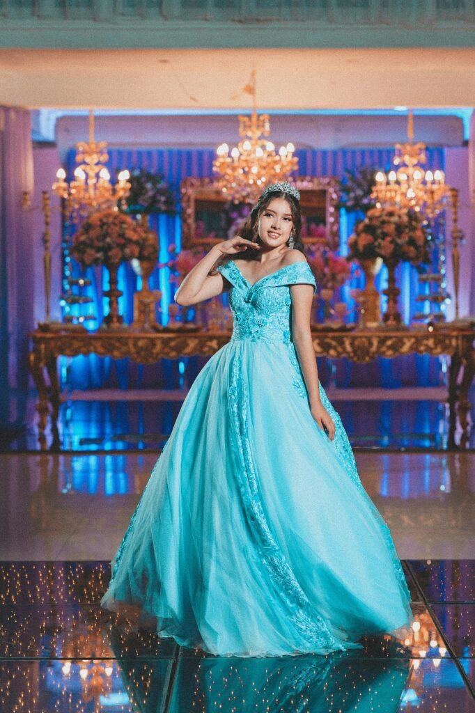 quinceañera azul celeste 3