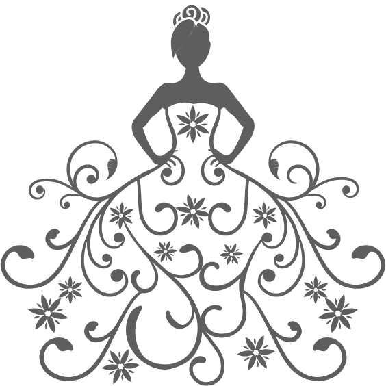 silueta quinceañera